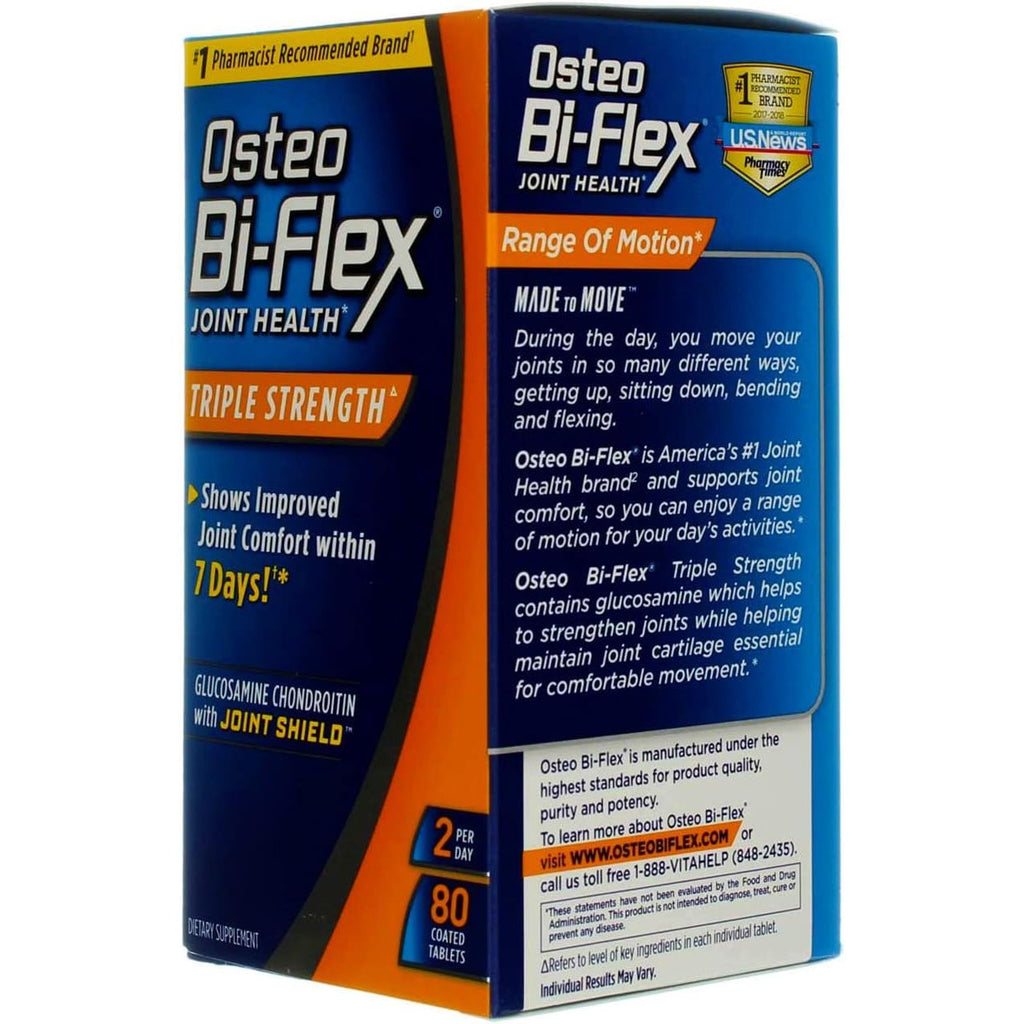 Buy now Osteo Bi Flex Triple Strn Size 80ct at indiglob india