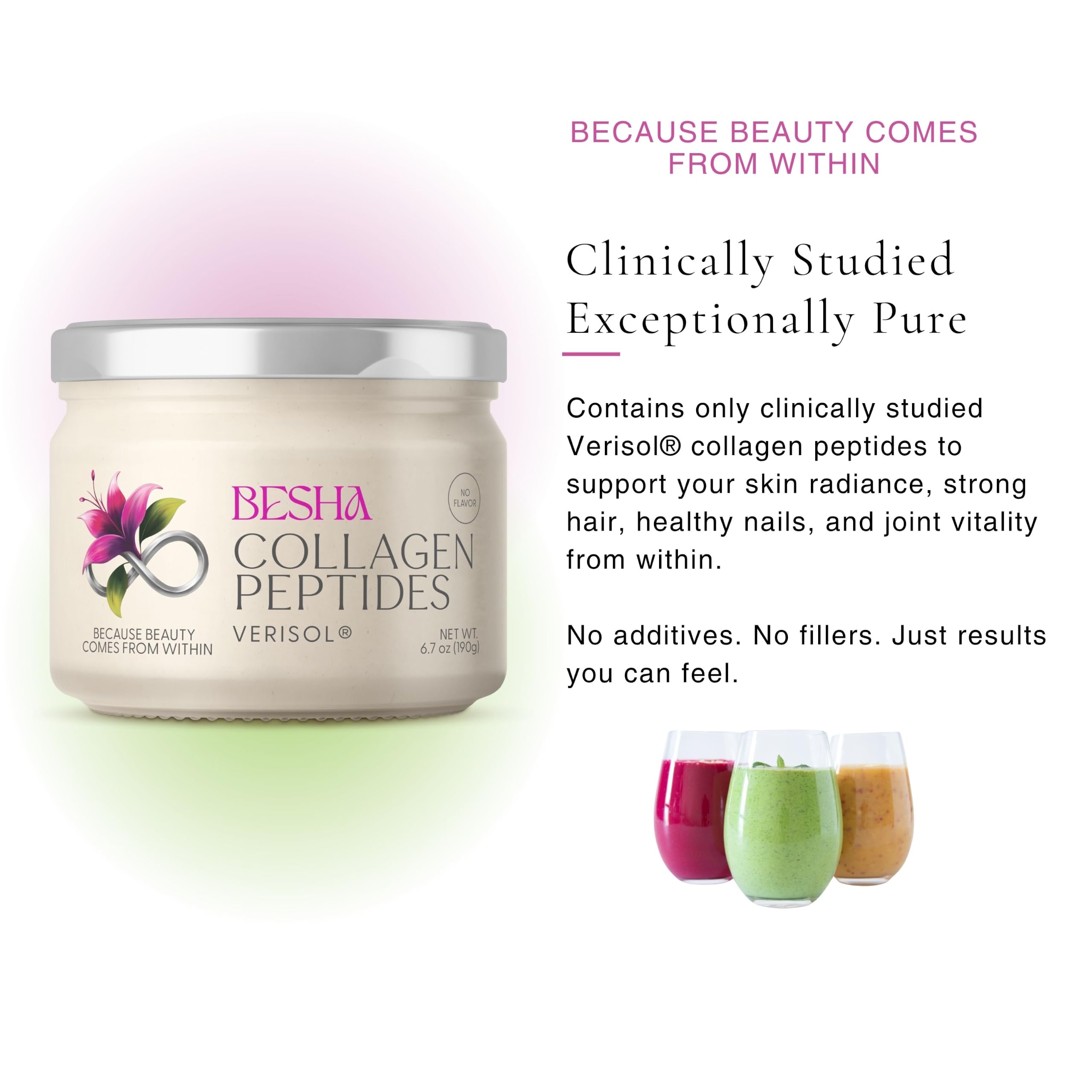 BESHA INC Verisol Collagen Bioactive Peptides (Natural Collagen Powder) Made in Germany