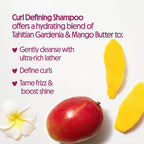 Not Your Mother's Naturals Curl Defining Shampoo and Conditioner | 15.2 fl oz Each - Tahitian Gardenia & Mango Butter - Suflate-Free Hair Products - For All Hair Types