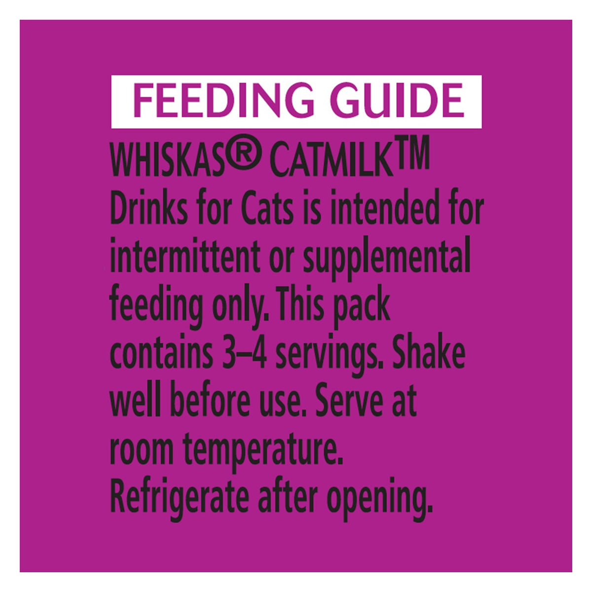 Whiskas Catmilk Plus Drink for Cats and Kittens, 6.75 oz, 8 count