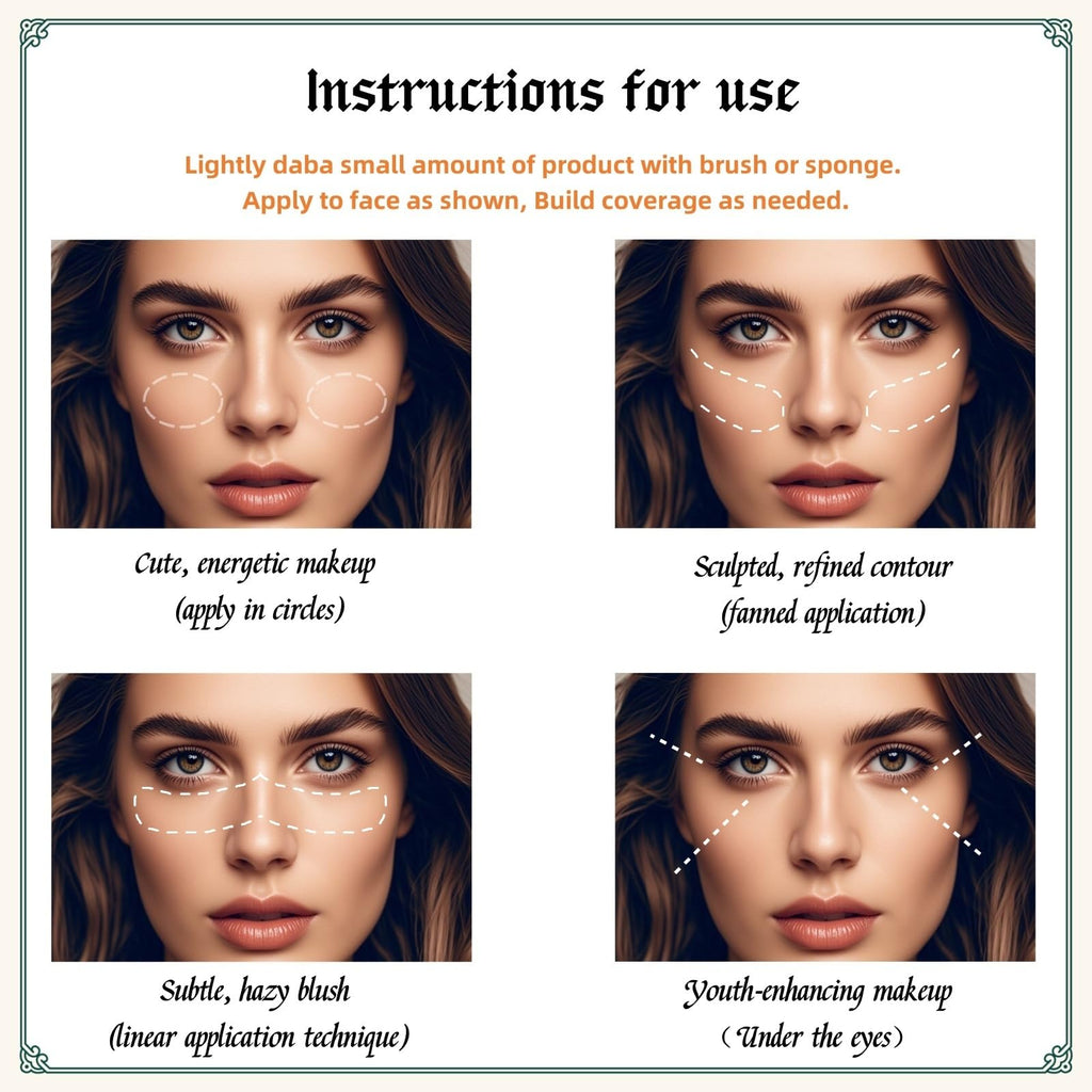 3-in-1 Matte Powder Blush Palette with Pro Brush – Versatile Face Makeup Contour Kit for All Skin Tones – Long-Lasting, Blendable Cheek Color Trio – Travel Size for Natural Beauty