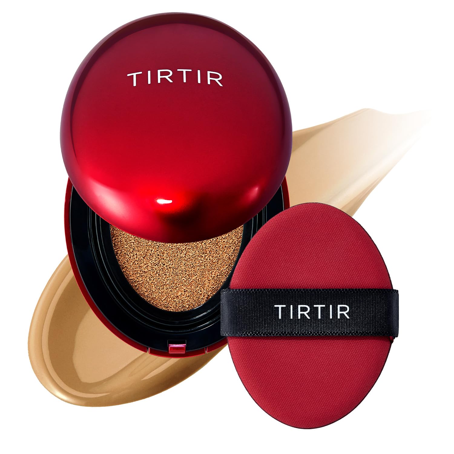 Buy now TIRTIR Mask Fit Red Cushion Foundation | Full coverage, Weightless, Skin fit, Satin Glow Finish, Korean Makeup BB Foundation, beauty, Tattoo cover up, Buildable (#21N Ivory, 0.63 Fl Oz) 33W Ginger 0.63 Fl Oz (Pack of 1) at indiglob india