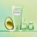 Buy now Glow Recipe Avocado Ceramide Facial Cleanser for Dry Skin - Hydrating Gel to Foaming Face Wash for Women & Men - Gentle Moisture Barrier Repair with Hyaluronic Acid & Colloidal Oatmeal, 150ml at indiglob india