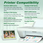 MYTONER 67XL HP Printer Ink Replacement for HP Ink 67 Work with 6055e 2800e