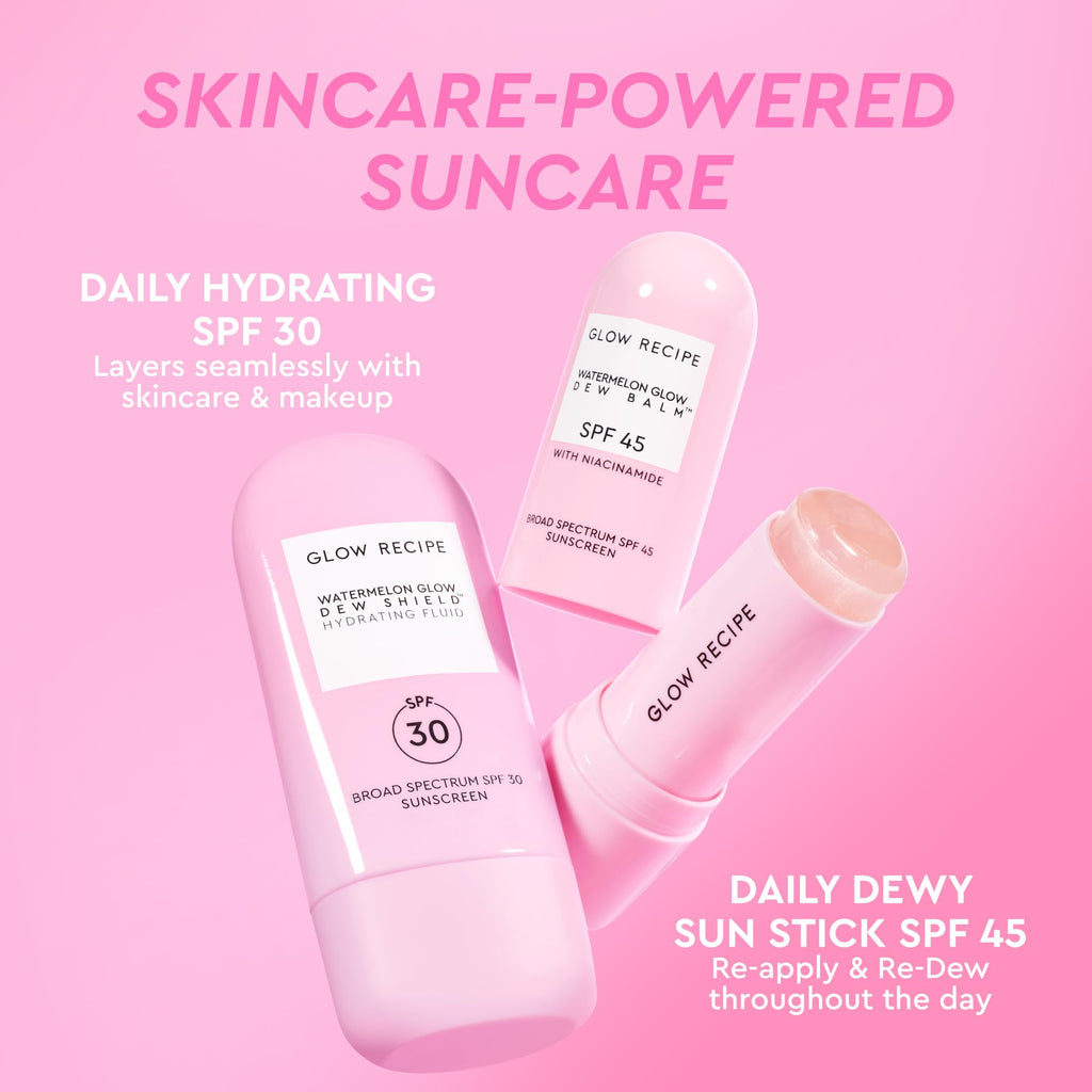 Buy now Glow Recipe Dew Shield Korean Face Sunscreen SPF 30 - Hydrating Moisturizer & Dewy, Lightweight Sunscreen - Formulated with Broad Spectrum UV Protection with No White Cast or Pilling (15ml) at indiglob india