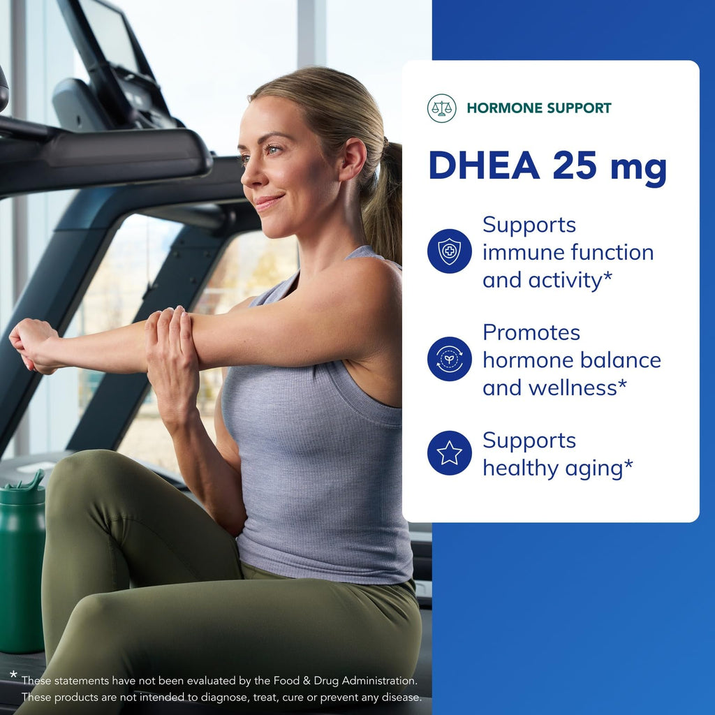 Pure Encapsulations DHEA 25 mg, 60 Capsules | Supplement for Immune Support, Hormone Balance, Metabolism Support, and Energy Levels*, with Micronized DHEA