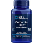 Life Extension Curcumin Elite Turmeric Extract, 60 Count | Two-Month Supply for Inflammation Health Support, Joint & Cardiovascular Health; Gluten-Free, Vegetarian & Non-GMO Formula
