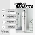 Buy now Kenra Professional Volume Spray 25 | Super Hold Finishing & Styling Hairspray | Flake-free & Fast-drying | Wind & Humidity Resistance | All Hair Types at indiglob india