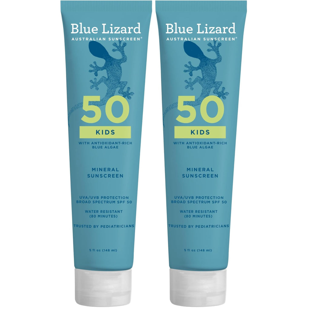 Blue Lizard Kids Mineral SPF 50 Sunscreen Stick, Zinc Oxide, 100% Mineral Actives, Developed for Kids’ Sensitive Skin, TSA-Friendly, Vegan, Paraben-free, Fragrance-Free, 0.5 oz