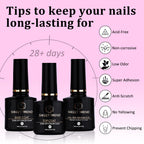 Acrylic Nail Kit with Everything: Beginners Set with Drill - Professional Acrylic Powder Glitter Monomer False Tips Top Base Coat Starter Kit - Full Decorations Nail Supplies for Nail Extensions Gift