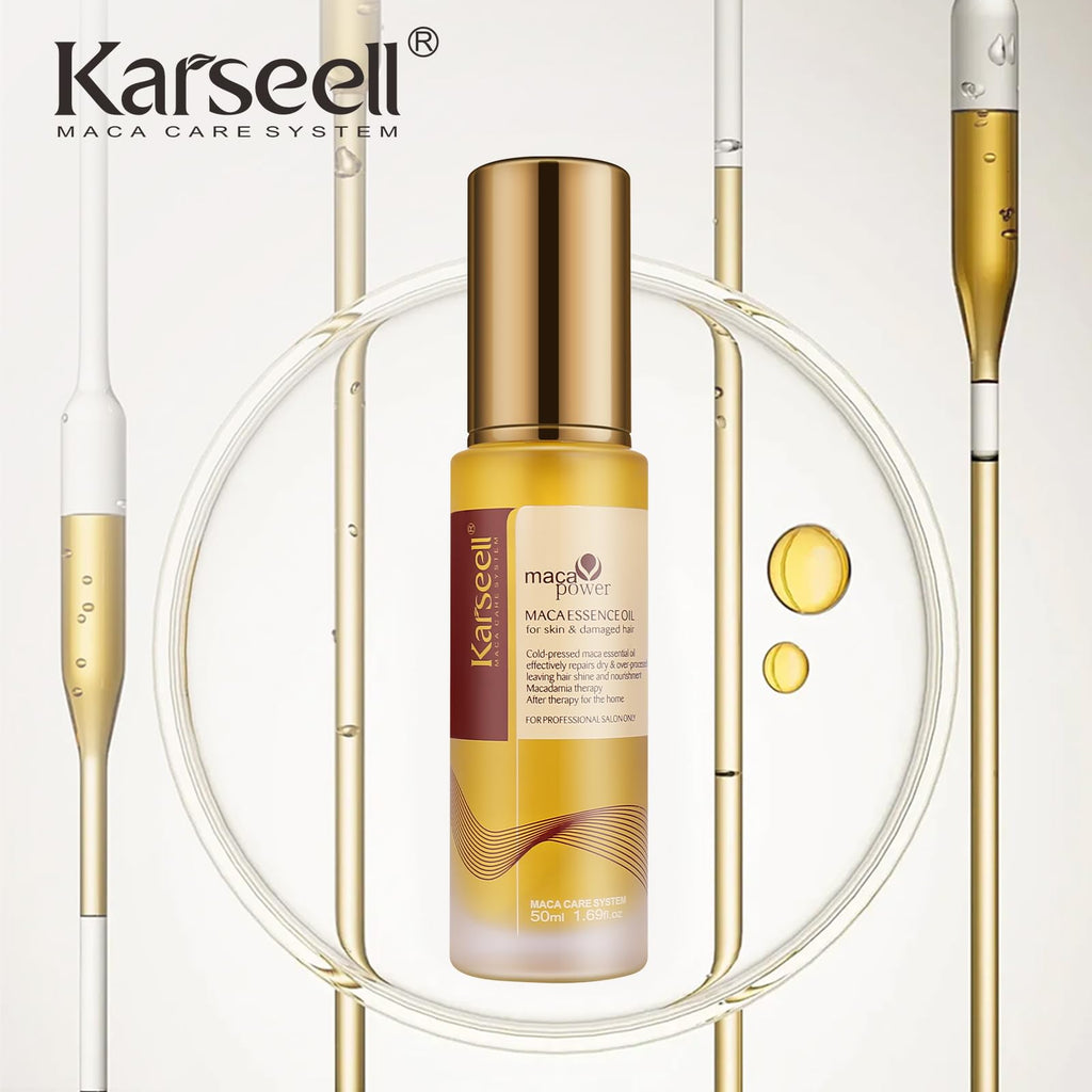 Karseell Moroccan Argan Oil 1.69 floz | for Hair Healing Cold Pressed Weightless Argan Oil Hair Serum for Dry Damaged Hair 50ml