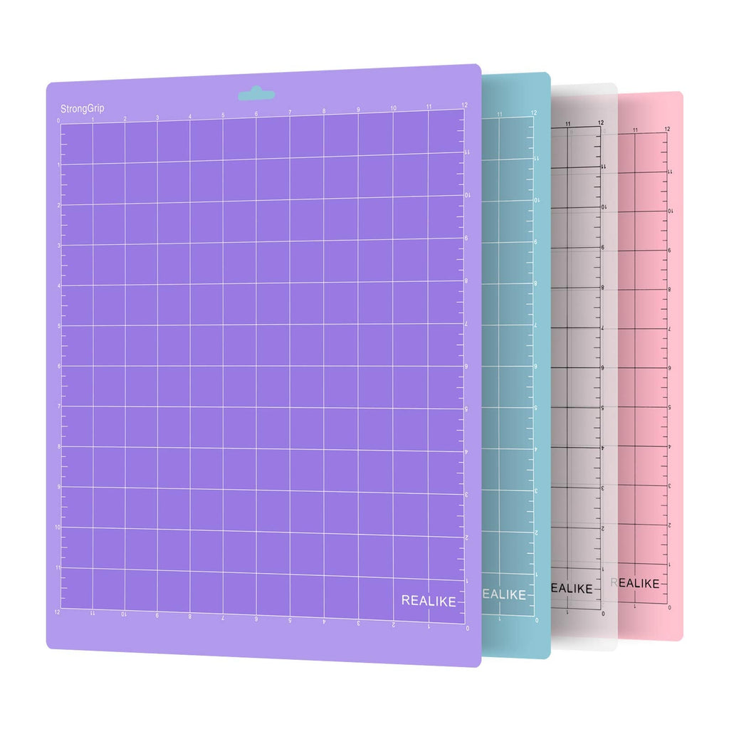 Buy now REALIKE 12x12 Cutting Mat Compatible with Cricut Maker 3/Maker 4/Maker/Explore 3/4/Air 2/Air/One(3 Mats), Gridded Adhesive Non-Slip Cut Mat for Crafts, Quilting, Sewing and All Arts (Variety) at indiglob india
