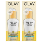 Buy now Olay Face Moisturizer, Complete with Sunscreen SPF 30, Fragrance-Free for Sensistive Skin, Broad Spectrum Sun Protection, Long-Lasting Hydration, Non-Comedogenic - Vitamin E & Aloe - 2.5 Oz - 2 Pack Default at indiglob india