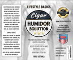 Humidor Solution 16 oz (2-Pack), Humidifier Liquid, 70% RH