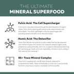 Flora Fulvic | Fulvic Acid + Humic Acid Complex – 550 mg | Mined in Utah, Prehistoric Deep Earth Extract | Immunity, Gut, Digestion – Natural Trace Mineral Complex, Fulvic Acid Supplement – 8 fl oz.