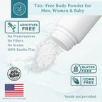 Bare Essentials Living - White Kaolin Clay Powder (12oz) 100% Natural White Powdered Clay for Seed Bombs, White Clay Mask, Chafing Body Powder, Soap, Bath Bomb, Deodorant, Kaolin Clay for Gardening