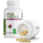 Buy now Bronson Milk Thistle Silymarin Marianum & Dandelion Extract Liver Health Support, Antioxidant Support, Detox, 250 Capsules at indiglob india