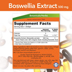 Buy now NOW Foods Boswellia Extract 500 mg Softgels, 90 Count x 2 at indiglob india