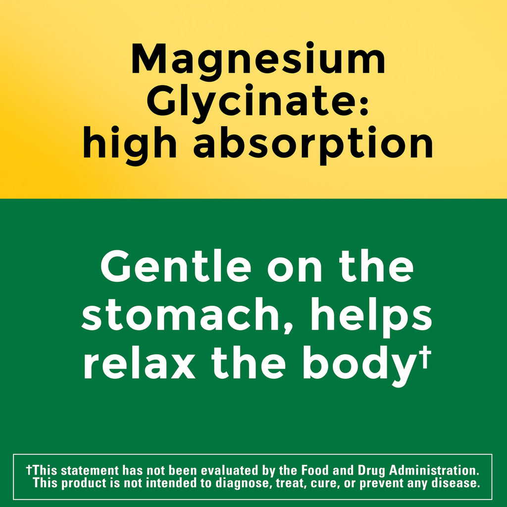 Nature Made High Absorption Magnesium Glycinate Gummies, 40 Count | Magnesium Supplement 100 mg per Serving for Muscle, Nerve, Bone and Heart Support, Magnesium Gummies, 20 Day Supply