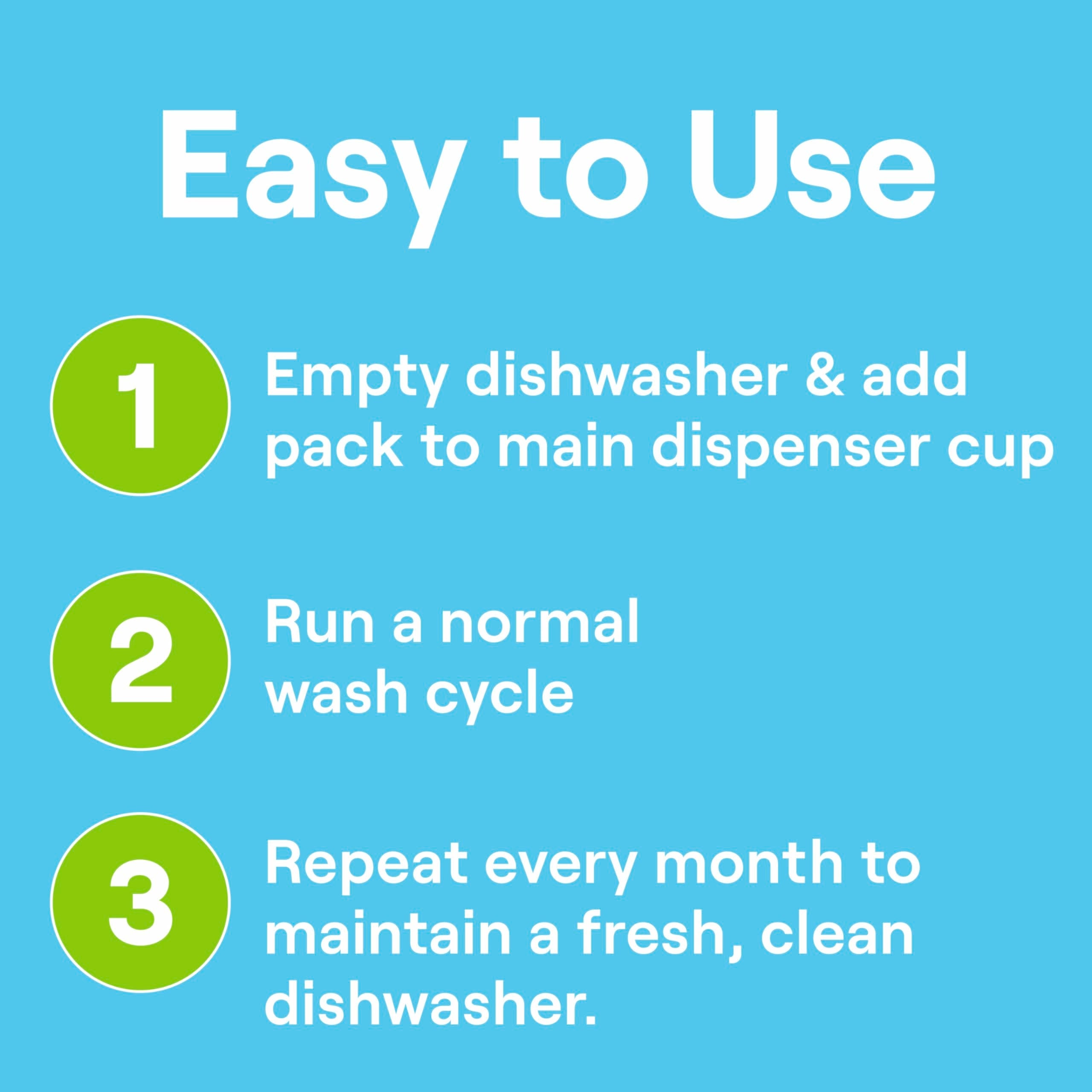 Buy now Seventh Generation Dishwasher Cleaning Packs 6 Count Free & Clear Removes odor-causing residue Powered by oxy power at indiglob india