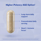 Kyolic Age Cardiovascular & Immune* Formula 200 (Reserve), 60 Capsules | High Potency Reserve Formula Aged Garlic Extract to Support Overall Heart Health, Circulation and Immune System, GMO-Free