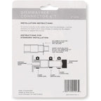 Buy now Waste King Garbage Disposal Dishwasher Connector Kit - 1023 , Black at indiglob india