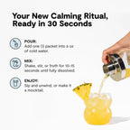 Ü Relax 2.0 Powder Drink Mix, Pineapple, Ashwagandha & L-Theanine, Adaptogens, Cortisol, Sleep Aid, Ready-to-Mix, Sugar Free, Zero Calorie, 20 Stick Packs