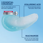 CeraVe Hydrating Hyaluronic Acid Water Gel Moisturizer for Face, 17oz | Lightweight Water Gel with Ceramides, Niacinamide and Hyaluronic Acid For Plumping Hydration, Safe For Sensitive Skin