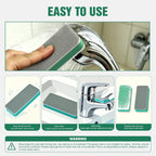 5 Pack Hard Water Stain Remover for Bathroom Faucet Tub Toilet Shower Glass