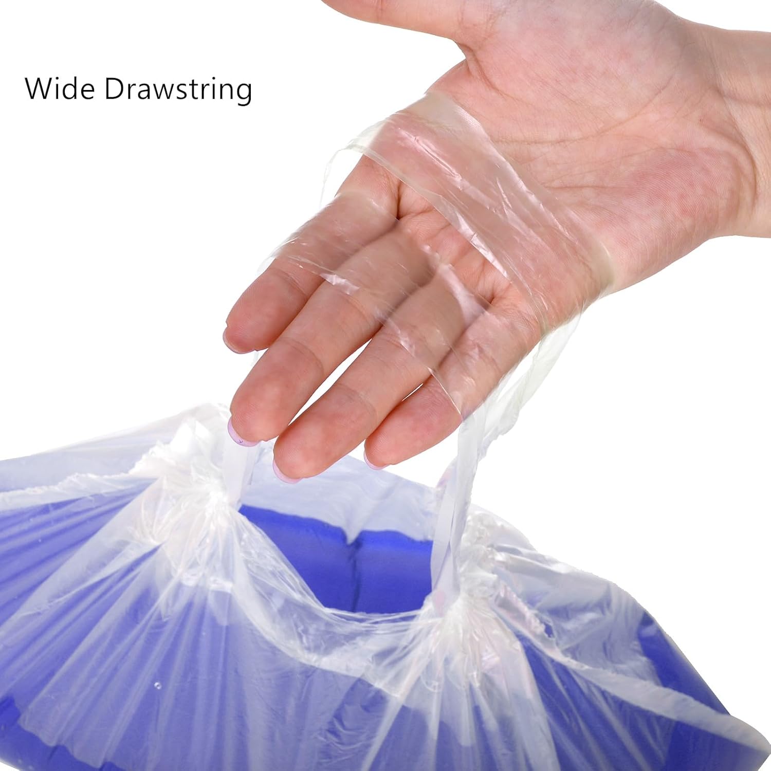 Buy now Tebery 100 Pack Portable Potty Chair Liners with Drawstring, Potty Bags Potty Liners Disposable for Baby Toilet Potty Training Seat at indiglob india