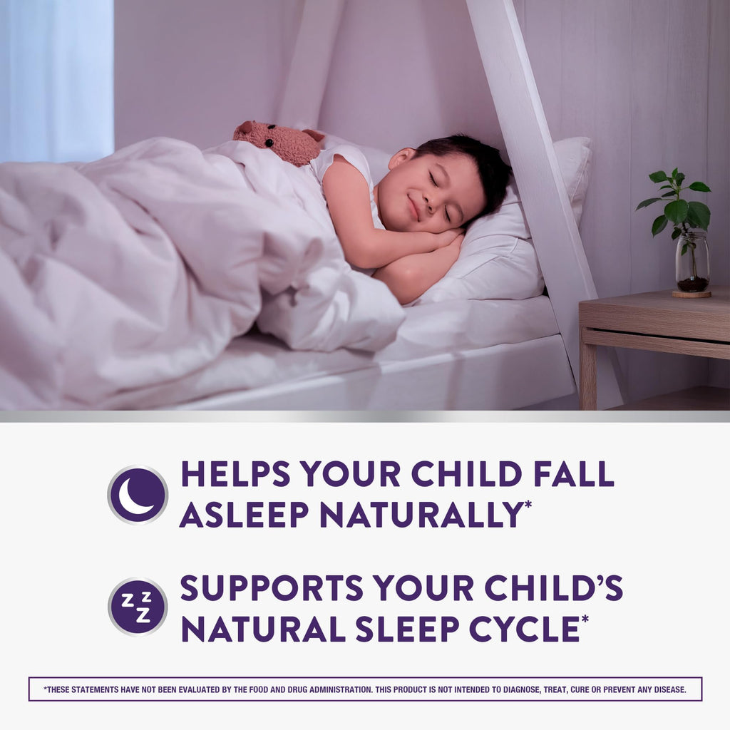 Pure Zzzs, Kidz, Kids Melatonin Gummy, Sleep Aid, Low Amount of Melatonin for Kids, with Chamomile and Lavender, 1 mg, Berry Flavored, 72 Count
