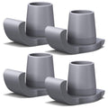 Walker Ski Glides, 4 Pack Walker Accessories for Fold Walkers