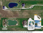 Aquashade Blue Pond Dye - 1 Gallon EPA-Approved Sunlight Blocker for Algae - Weed Suppression - Safe for Fish, Livestock and Swimming - Eco-Friendly Liquid Treatment for Water