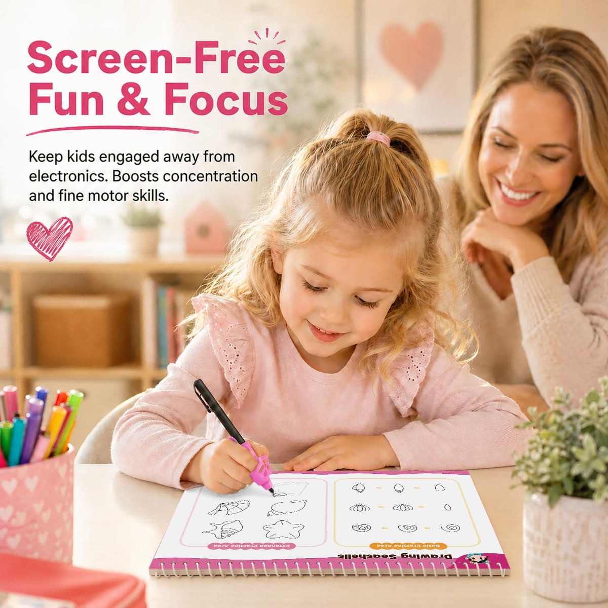 Magic Grooved Writing Practice for Kids, Grooved Writing Books