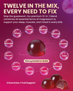 Saffron Gummies Happy Calm, Magnesium Gummies for Women & Men