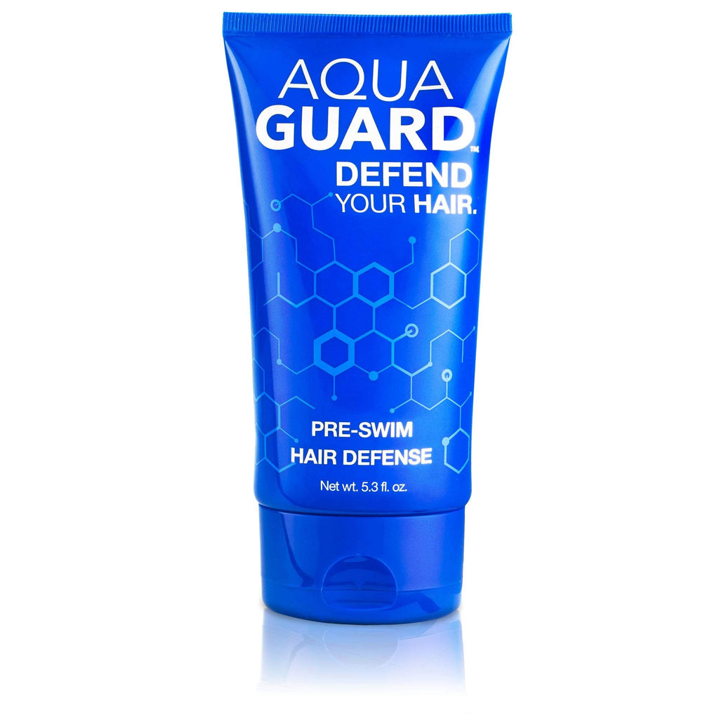 AQUA GUARD Pre-Swim Hair Defense, Prevents Chlorine Damage (2-Pack) | Softens & protects for blonder blondes, vibrant color, and manageable curls. UV protection, made in California