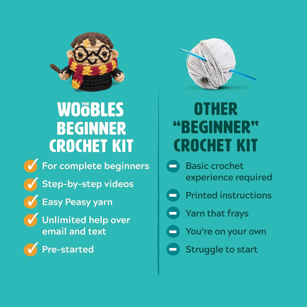 The Woobles Harry Potter Crochet Kit for Beginners