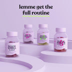 Lemme Focus Concentration & Brain Health Gummies (50 Gummies) | Cognizin Citicoline, Lion's Mane Mushroom, Vitamin B12 to Support Focus + Concentration - Gluten Free, Caffeine Free