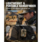 Mossy Oak Hunting Rangefinder, 1200Y Laser Range Finder for Hunting