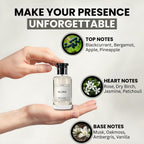 Klone Scents Royal Aventus – 12+ Hours Long-Lasting Designer Inspired Fragrance – Smells Like Aventus with Notes of Bergamot, Pineapple & Oakmoss – Clean Ingredients, No Parabens – 50ml