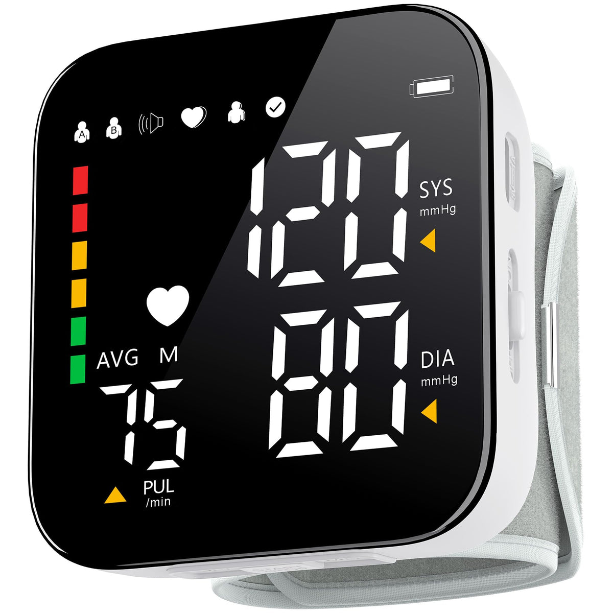 Blood Pressure Monitor Rechargeable 2x90 Memory Machine with Carrying Case