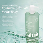 Saltair Hyaluronic Acid Body Serum | Fragrance-Free HA Hydrator | 13 oz | Red algae and sodium hyaluronate for lightweight hydration and a soft comfortable finish