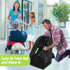 Sublaga Car Seat Bags For Airplane Travel, Durable Carseat Cover For Air Travel Car Seat Travel Bag with Shoulder Straps and 2pcs Luggage Tags For Airplane