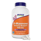Now Foods D-Mannose, 120 Caps 500 mg (Pack of 3)
