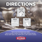 Buy now Weiman Jewelry Polish Cleaner, Tarnish Remover Wipes - 20 Count - Use on Silver Jewelry Antique Silver Gold Brass Copper and Aluminum at indiglob india