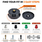 Hipa Speed Feed 400 Trimmer Head for Echo SRM 225 Trimmer Universal Fit