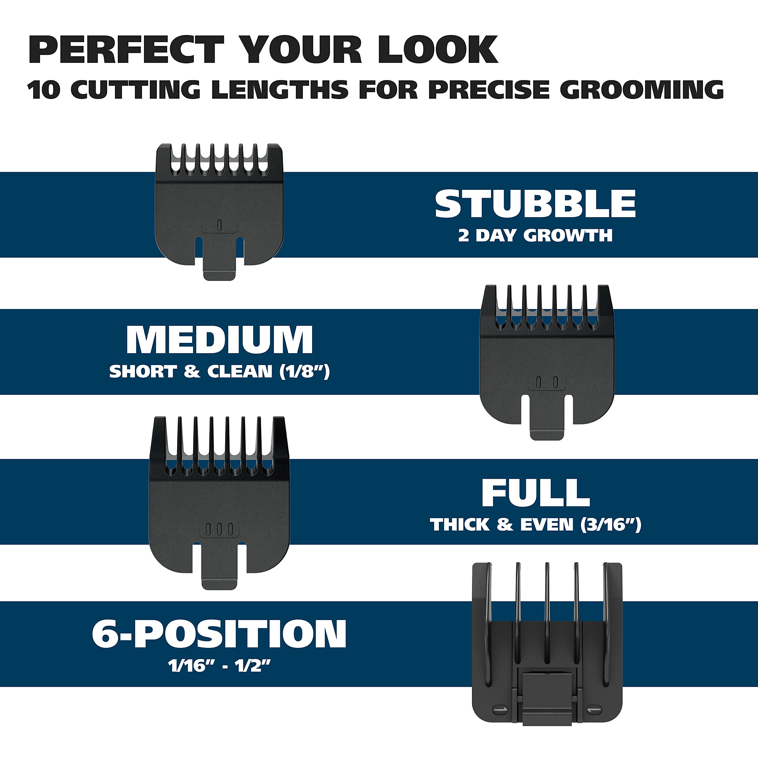 Buy now Wahl Groomsman Corded or Cordless Beard Trimmer for Men - Rechargeable Grooming Kit for Facial Hair - Beard Trimmer & Groomer - Model 9918-6171V at indiglob india