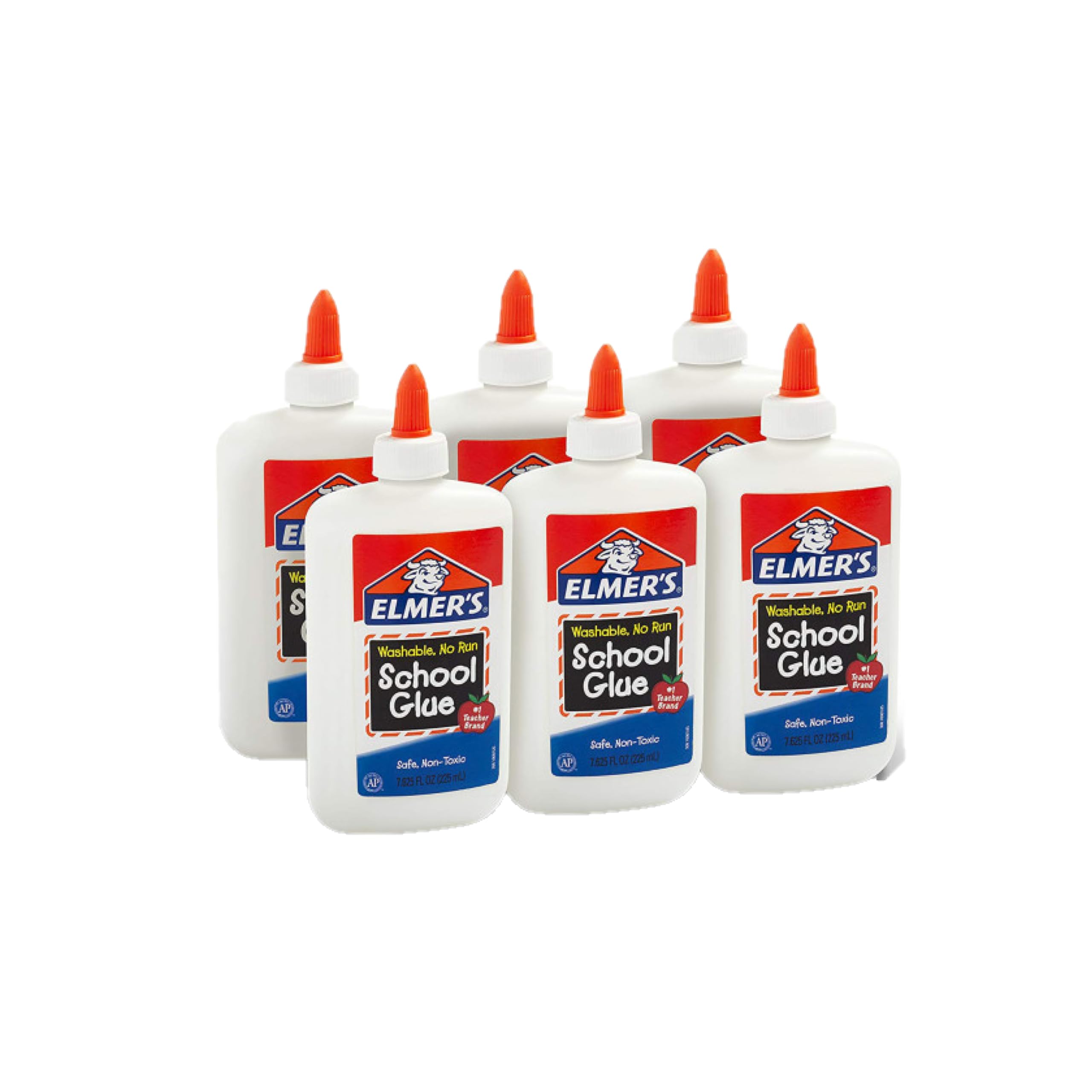 Buy now Elmer's Liquid School Glue, Slime & Craft, Safe and Non-Toxic, Washable, White, 4 Ounces Each, 12 Count - Ideal for Classroom, Home, Office, Teacher Supplies- 1 Teacher Brand White 7.6 Oz. - 6 count at indiglob india