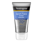 Neutrogena Sport Face Sunscreen Lotion SPF 70+, 2.5 fl. oz | Sweat- and Water-Resistant, Broad Spectrum UVA/UVB Protection, Oxybenzone-Free, Good for Active Lifestyles
