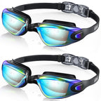 Buy now Aegend Swim Goggles, 2 Pack Swimming Goggles No Leaking Adult Men Women Youth at indiglob india